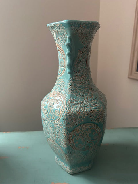 Unique Aqua Vase/Jar