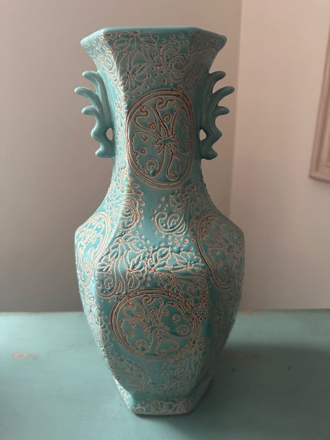 Unique Aqua Vase/Jar